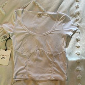 Sunday best white T-shirt